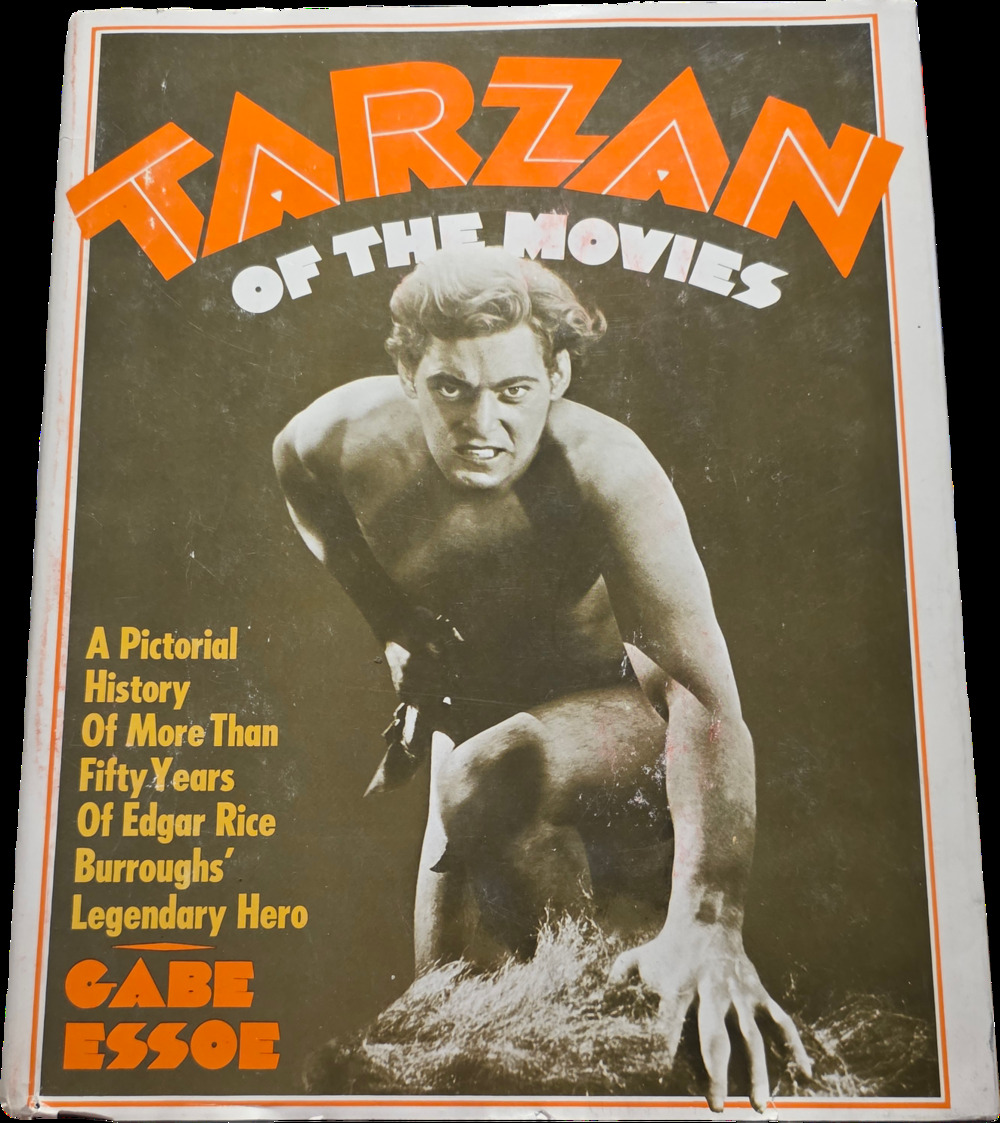 Vintage Hardcover TARZAN OF THE MOVIES Gabe Essoe 1968 Pictorial History